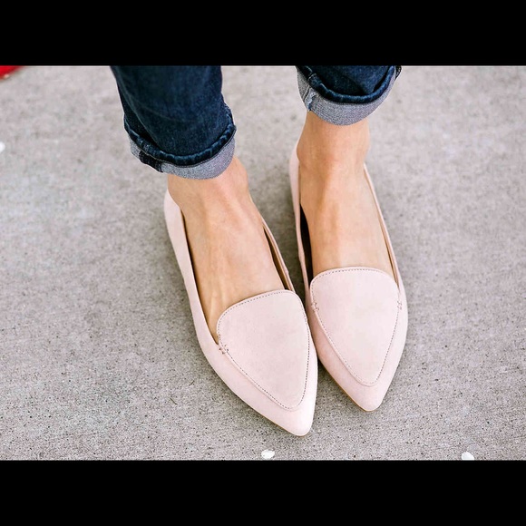 Kelly & Katie Shoes - Kelly & Katie Cigola Pink Pointed Flats